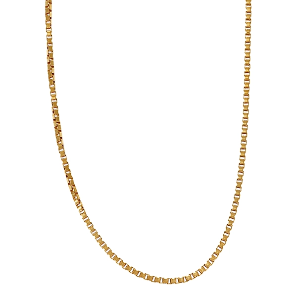 Collierkette, 14K, Gelbgold, Venezianer-