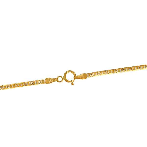 Collierkette, 18K, Gelb-/Weißgold