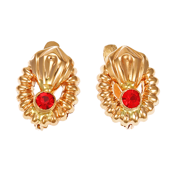 Ohrhänger, 18K, Rotgold, Schmucksteine