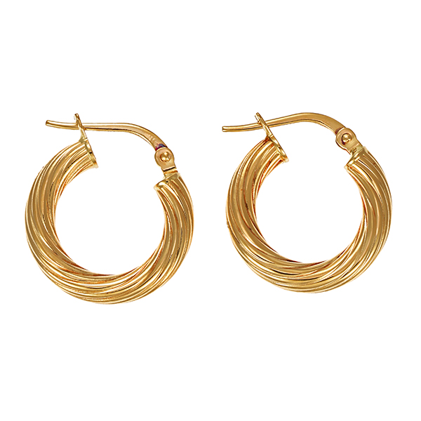 Creolen, 18K, Gelbgold