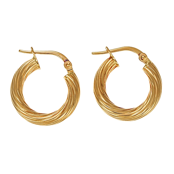 Creolen, 18K, Gelbgold