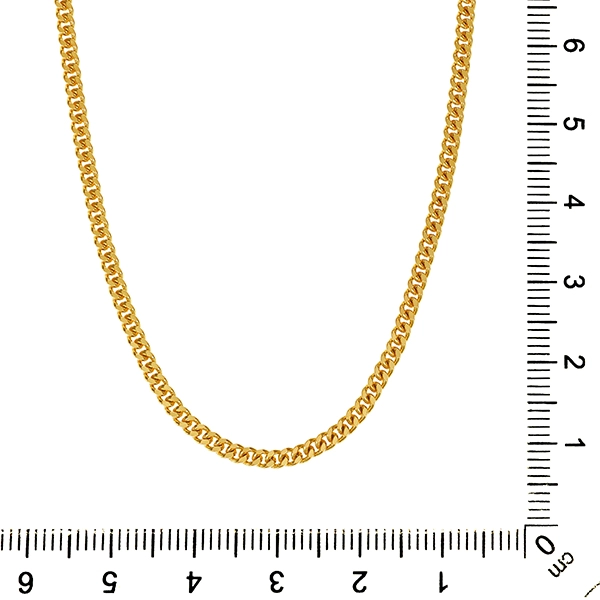 Kette, 8K, Gelbgold, Panzer-