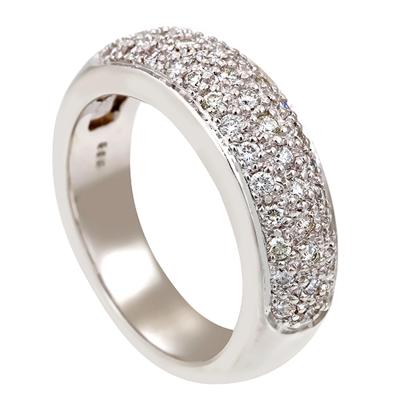 Diamantring, 14K, Weißgold, Brillanten 0,40ct