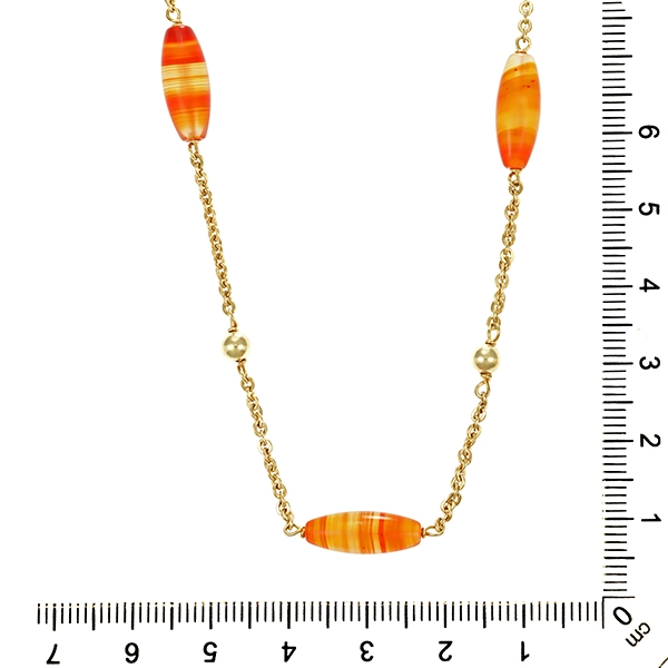 Kette, 14K, Gelbgold, Achat