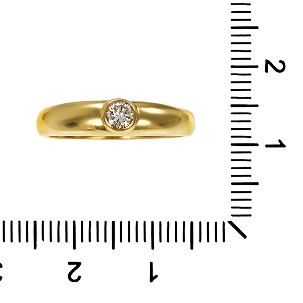 Brillantring, 14K, Gelbgold, 0,17ct