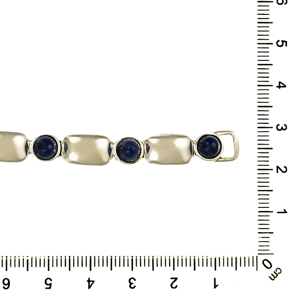 Armband, 925, Silber, Lapis
