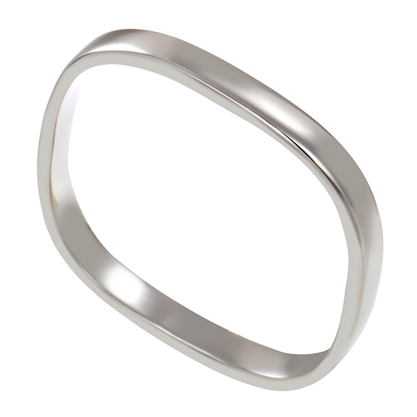 Damenring, 14K, Weißgold, U58