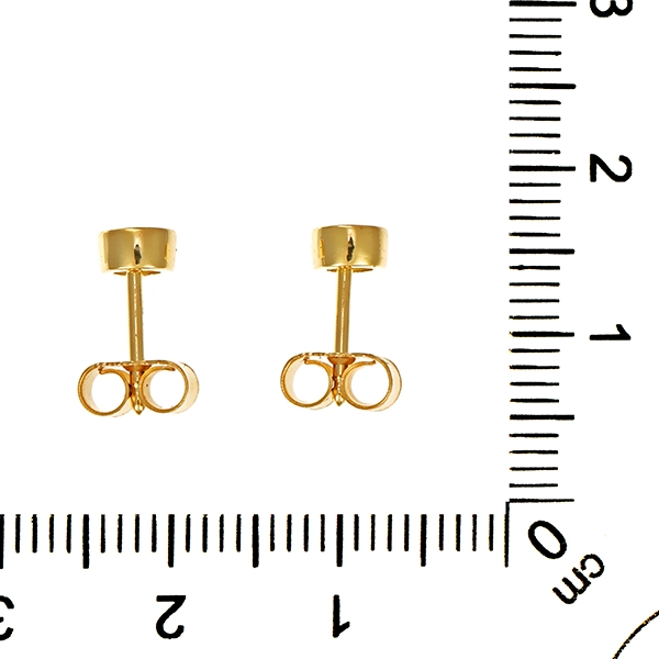 Ohrstecker, 18K, Gelbgold, Brillanten