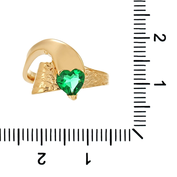 Ring, 18K, Gelbgold, Zirkonia