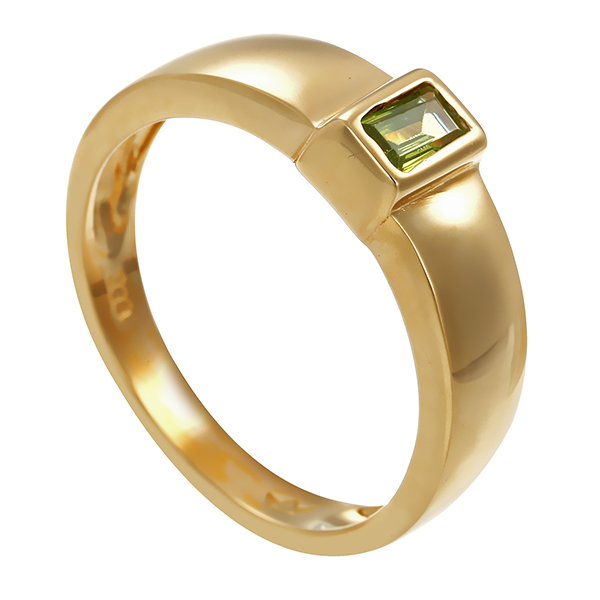 Ring, 8K, Gelbgold, Peridot