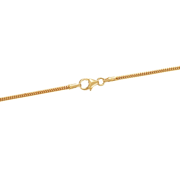 Collierkette, 14K, Gelbgold, Schlangen-