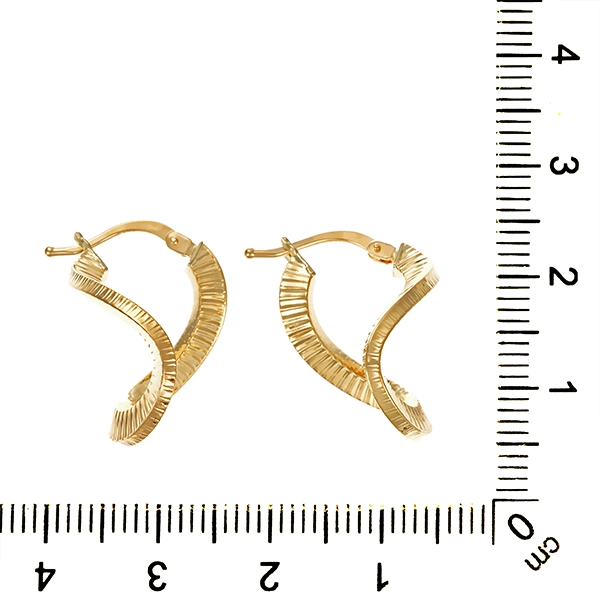 Creolen, 14K, Gelbgold