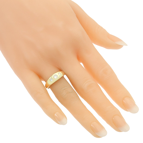 Diamantring, 14K, Gelbgold, Brillanten 0,30 ct