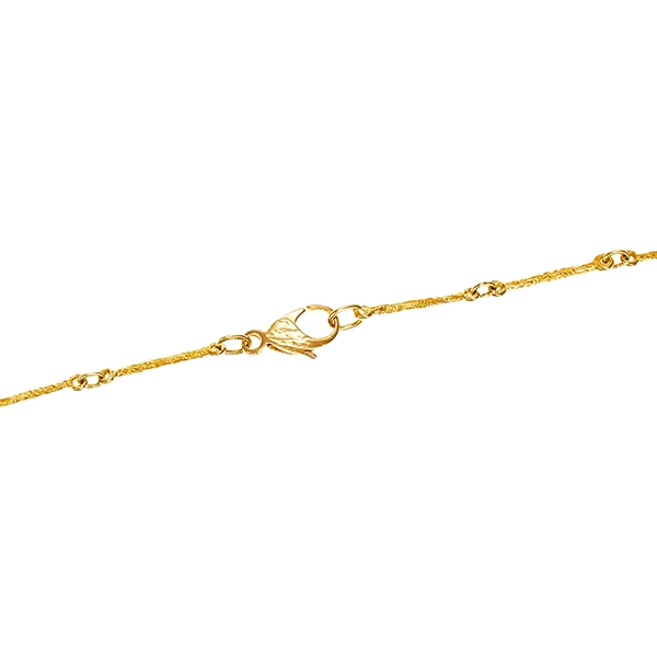 Collier, 14K, Gelbgold, Zuchtperlen
