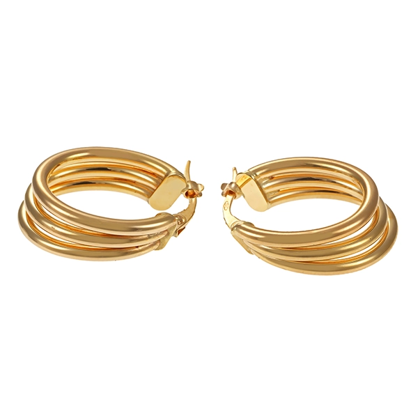 Creolen, 14K, Gelbgold