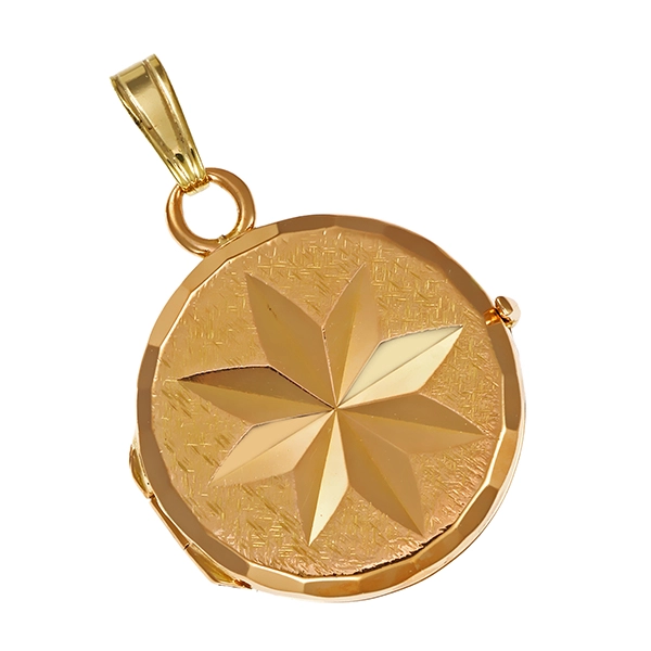 Medaillon, 8K, Gelbgold