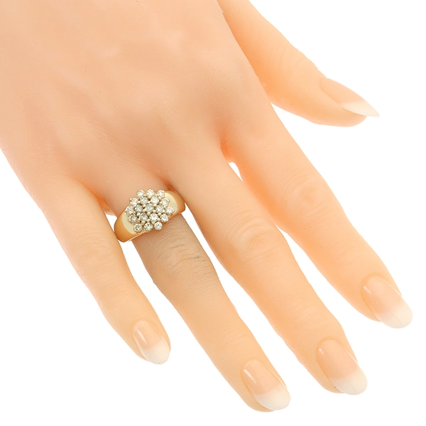 Diamantring, 14K, Gelbgold, Brillanten 1,00 ct