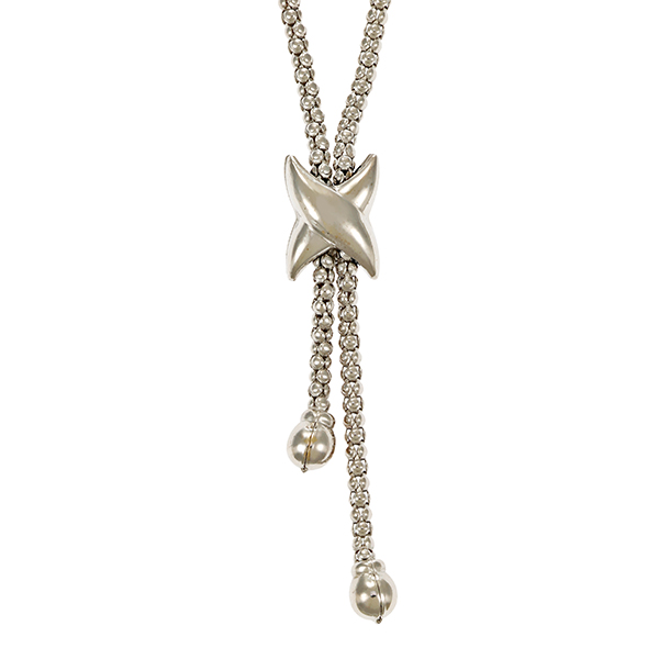 Collier, 18K, Weißgold