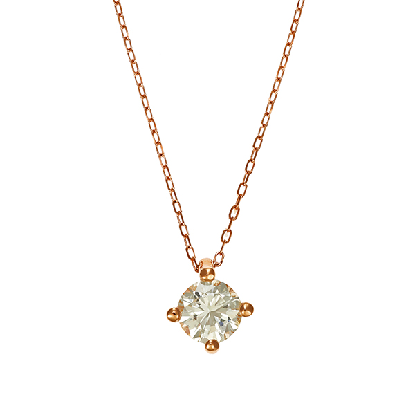 Collier, 14K, Rotgold, Brillant 0,70 ct