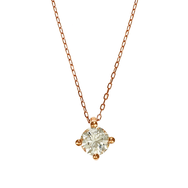 Collier, 14K, Rotgold, Brillant 0,70 ct