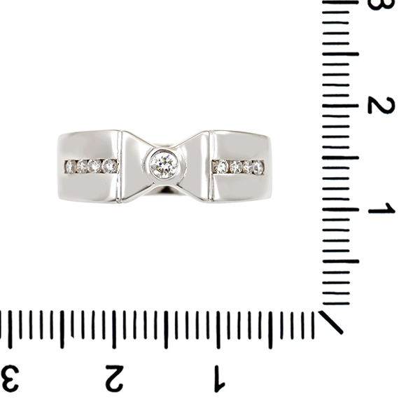 Diamantring, 18K, Weißgold, Brillanten
