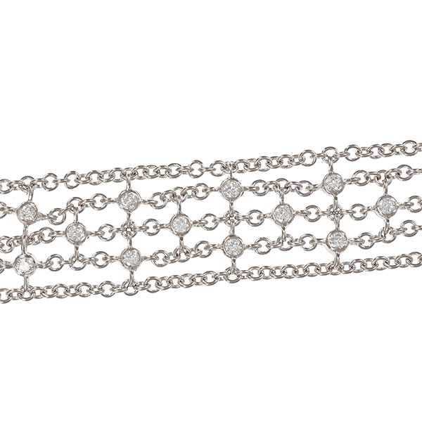 Armband, 18K, Weißgold, Brillanten
