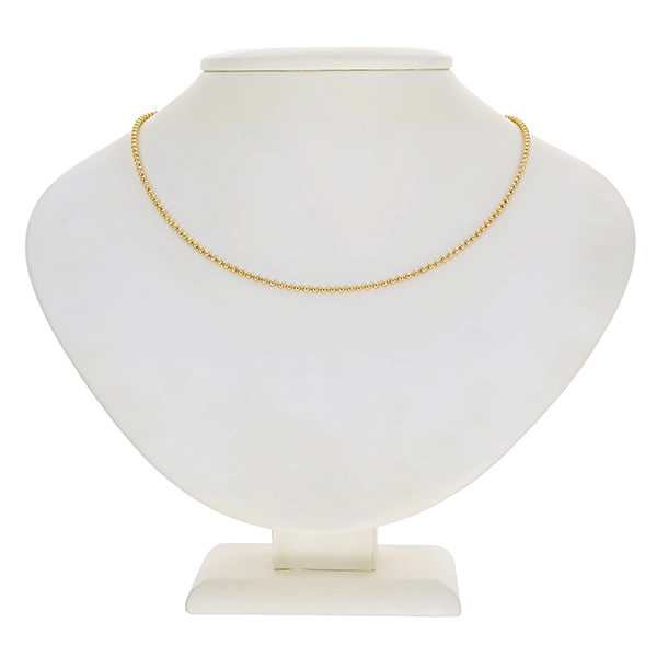 Collierkette, 18K, Gelbgold, Kugel.-, L41cm