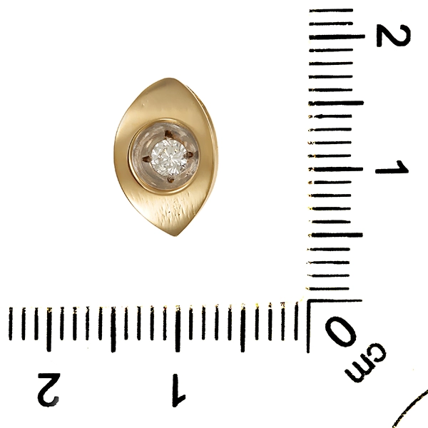 Anhänger, 14K, Gelbgold, Brillant