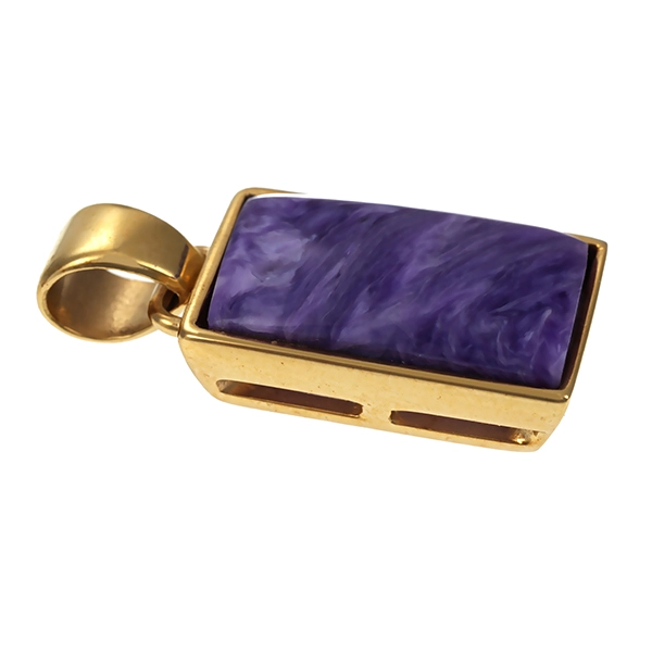 Anhänger, 9k, Gelbgold, Charoit
