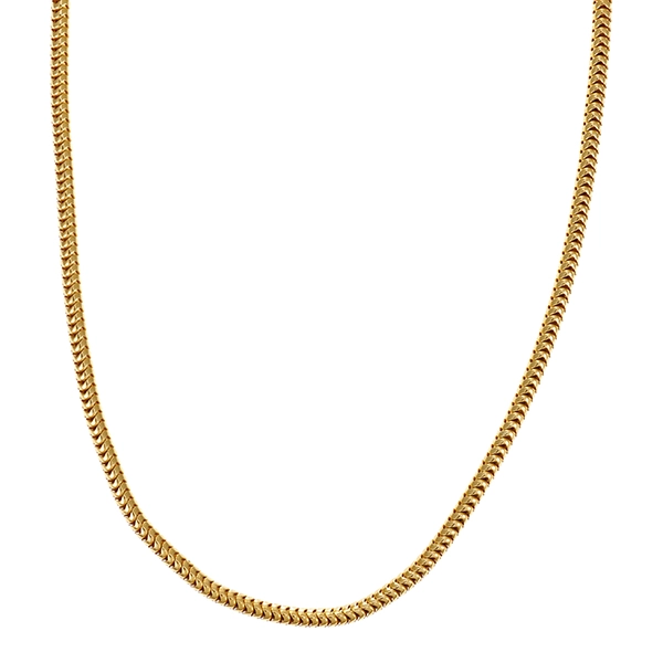 Kette, 14K, Gelbgold, Schlange