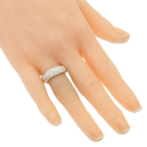Diamantring, 14K, Weißgold, Brillanten 0,40ct