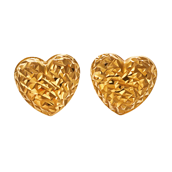 Ohrstecker, 21K, Gelbgold