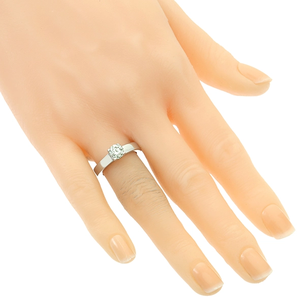 Diamantring, 18K, Weißgold, Brillant 0,75 ct