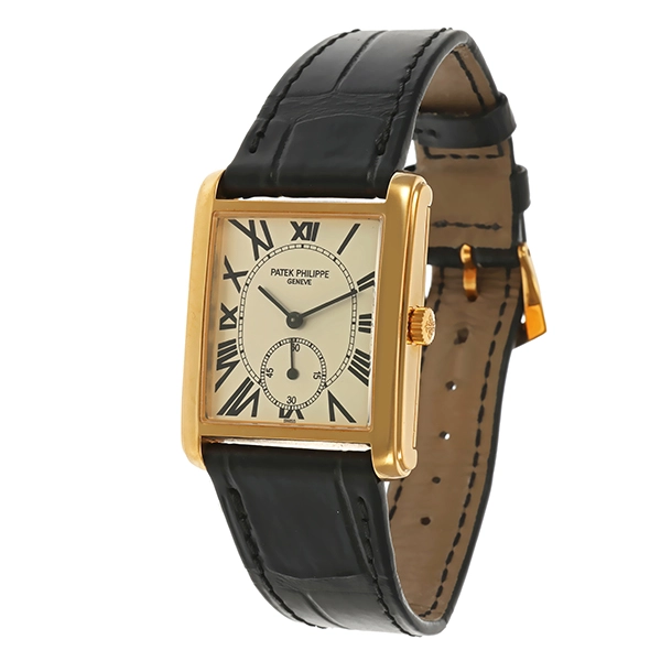 Herrenuhr, 18K, Gelbgold, Patek Philippe, Handaufzug