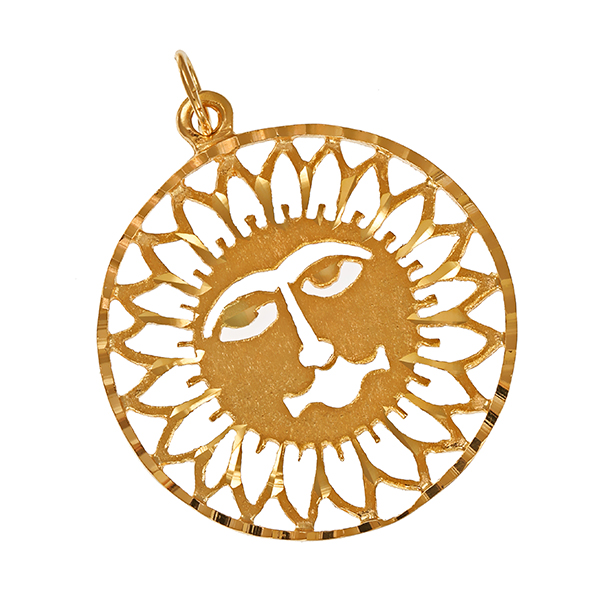 Anhänger, 18K, Gelbgold