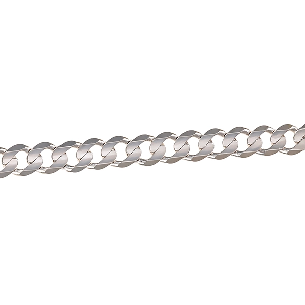 Armband, 14K, Weißgold, Panzer-