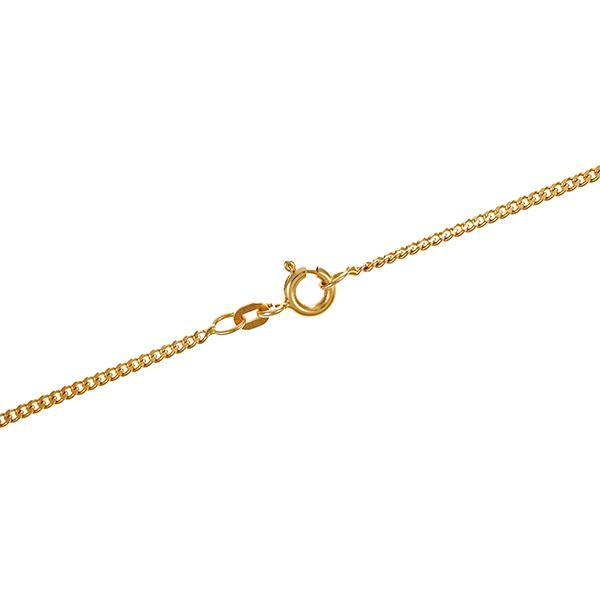 Collierkette, 14K, Gelbgold, Panzer-