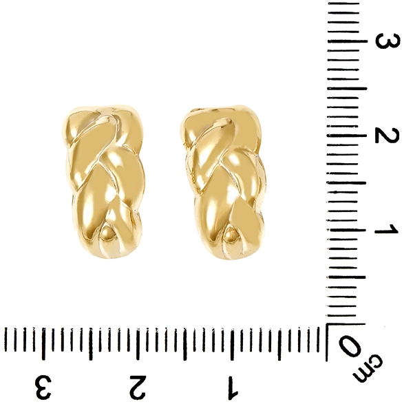 Ohrstecker, 14K, Gelbgold