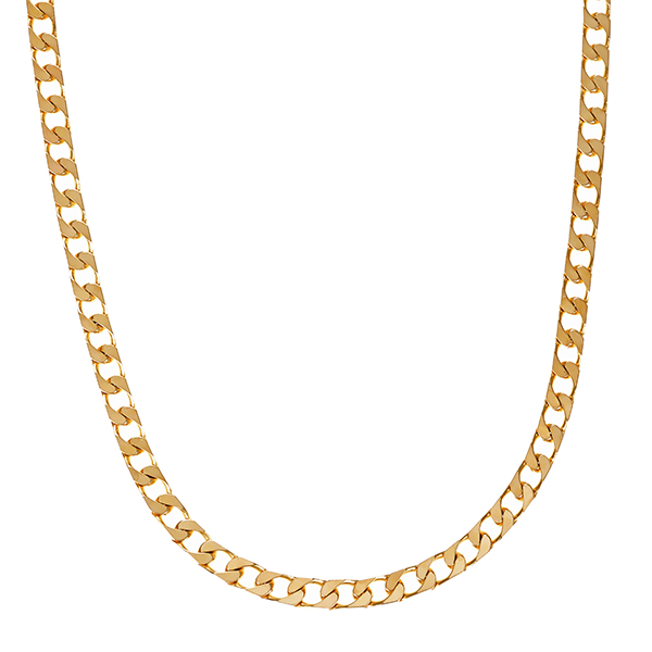 Goldkette, 14K, Gelbgold, Panzer-