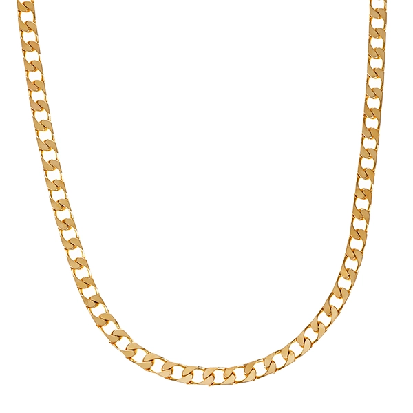 Goldkette, 14K, Gelbgold, Panzer-