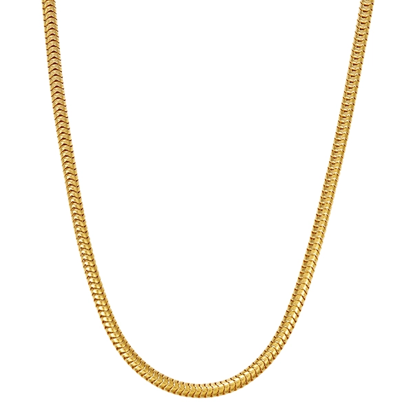 Kette, 14K, Gelbgold, Schlange