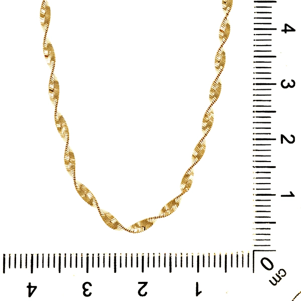 Collierkette, 14K, Gelbgold