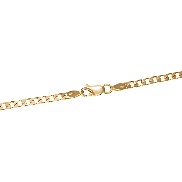 Goldkette, 14K, Gelbgold, Panzer-