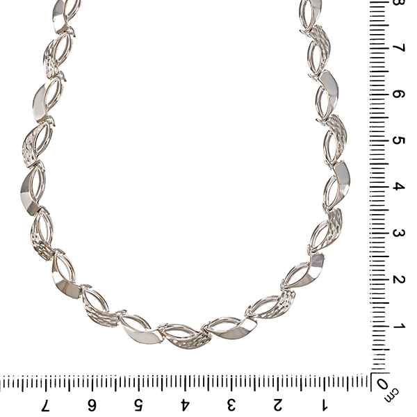 Collier, 14K, Weißgold