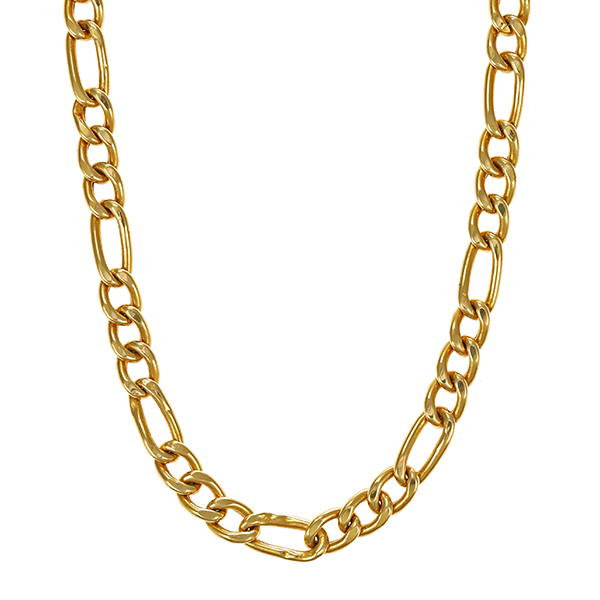 Kette, 18K, Gelbgold, Figaro