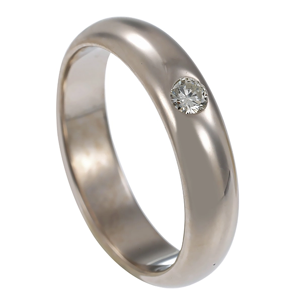 Brillantring, 14K, Weißgold