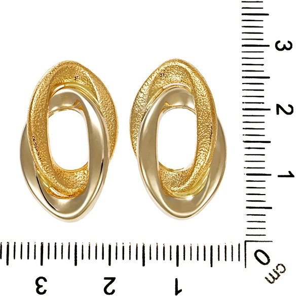 Ohrstecker, 18K, Gelbgold