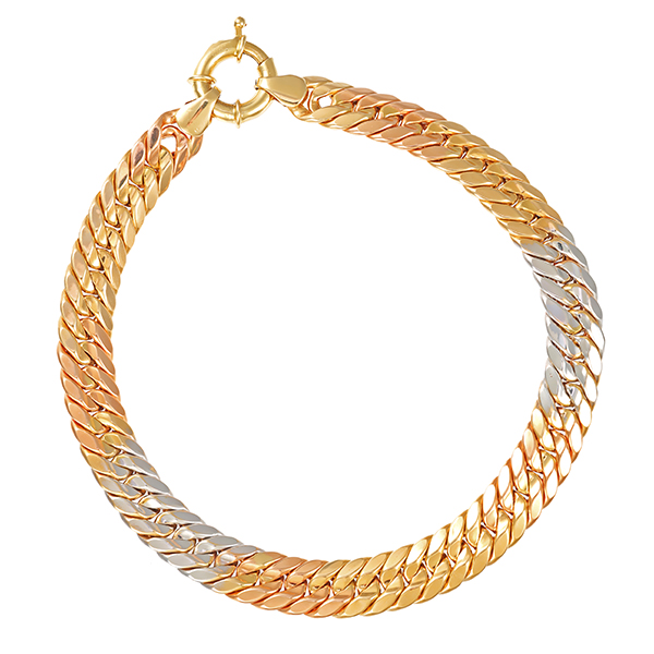 Armband, 14K, Gelb-/Weiß-/Rotgold