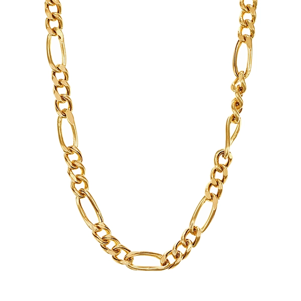 Kette, 14K, Gelbgold, Figaro-