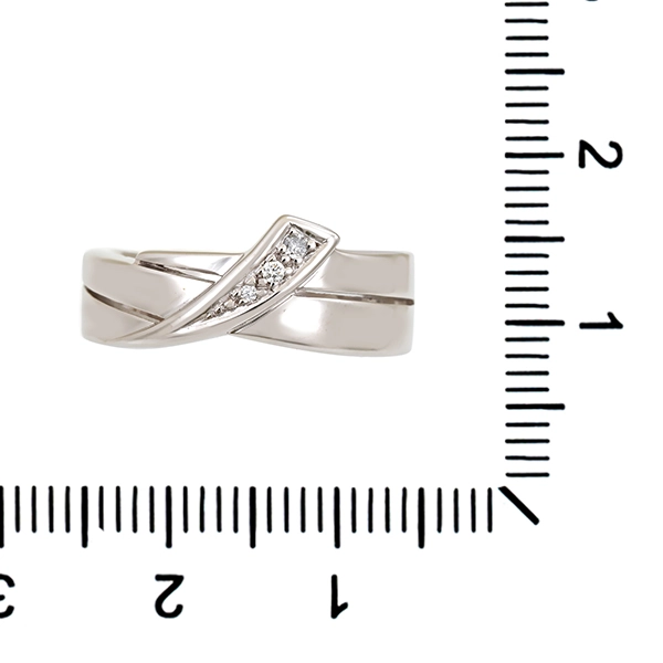 Diamantring, 14K, Weißgold, Brillanten